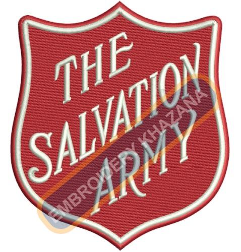 The Salvation Army Embroidery Design