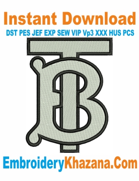 Burberry TB Logo Embroidery Design