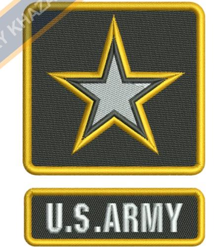 The Us Army Logo Embroidery Design