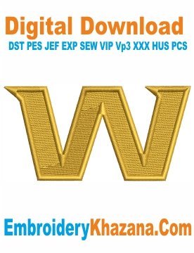 The Washington Football Team Embroidery Design