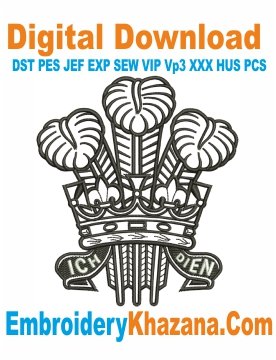 The Welsh Regiment Embroidery Designs