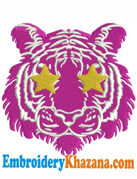 Tiger Embroidery Design | Tiger Head Machine Embroidery Patterns