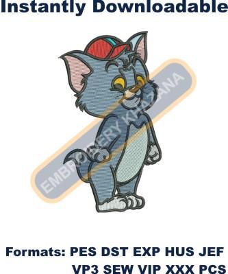 Tom and jerry Embroidery Design