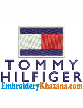 Tommy Jeans Logo Embroidery Design | Tommy Hilfiger Logo Embroidery