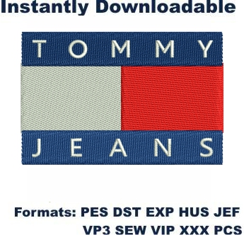Tommy Hilfiger Jeans Logo Embroidery Design