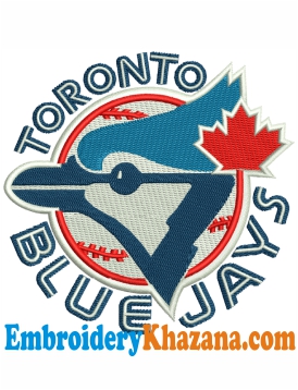 Toronto Blue Jays Logo Embroidery Design