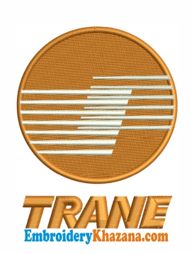 Trane Logo Embroidery Design