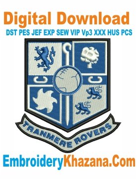 Tranmere Rovers Fc Embroidery Design