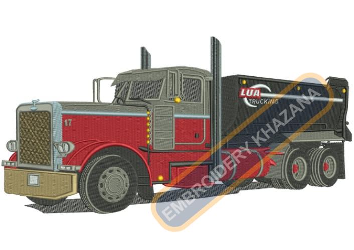 Truck Embroidery Design
