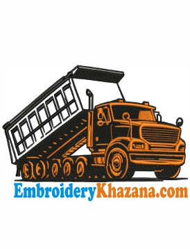 Trucking Logo Embroidery Design