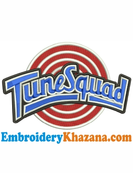 Tune Squad Logo Embroidery Design