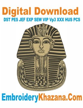 Tutankhamun Embroidery Design