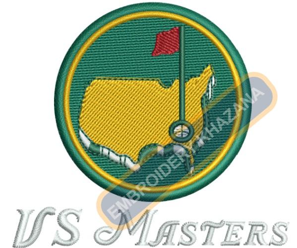US Masters Golf 2016 Embroidery Design