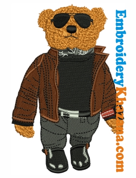 US Polo Teddy Bear Embroidery Design