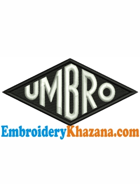 Umbro Logo Embroidery Design