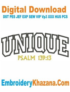 Unique Applique Embroidery Design