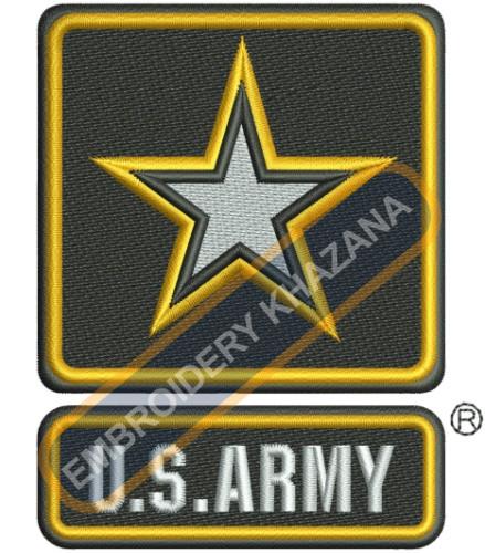 Us Army Instant Embroidery Design