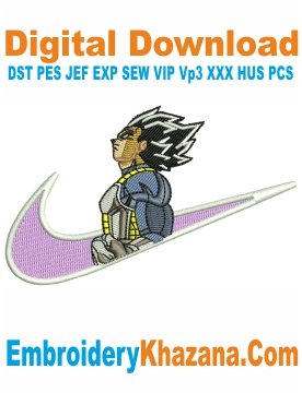 Nike Vegeta Embroidery Design