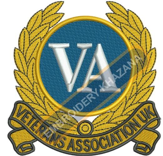 Veterans Association Uk Embroidery Design