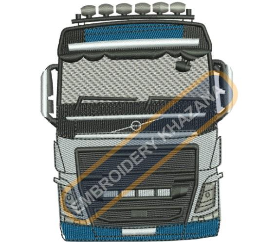 Volvo Truck Embroidery Design