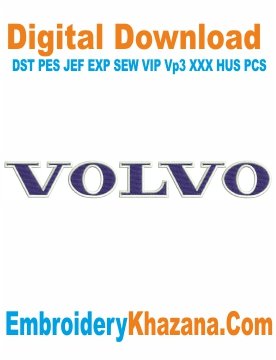 Volvo Embroidery Design