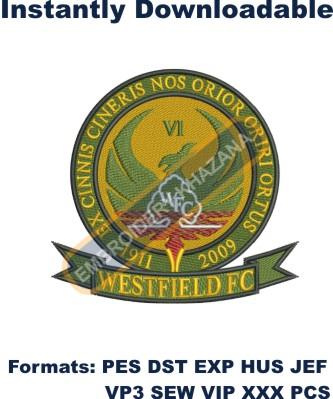 Westfield FC Embroidery Design