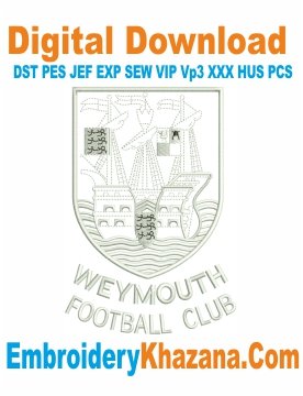 Weymouth Fc Embroidery Design