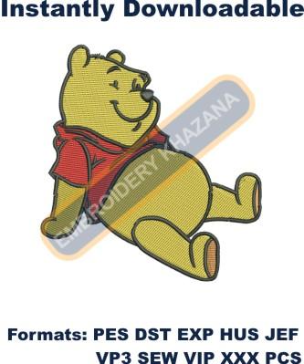 Winnie The Pooh Embroidery Design