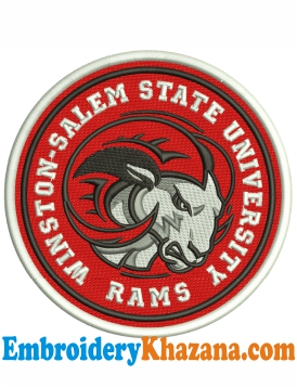 Winston Salem State University Embroidery Design