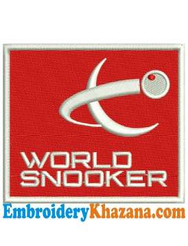 World Snooker Championship Embroidery Design
