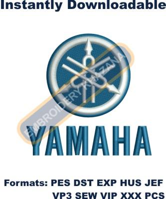 Yamaha Logo Embroidery Design