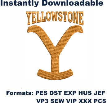 Yellowstone Logo Embroidery Designs
