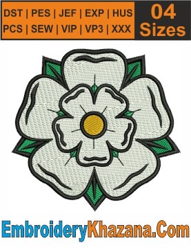 Yorkshire Rose Embroidery Patterns