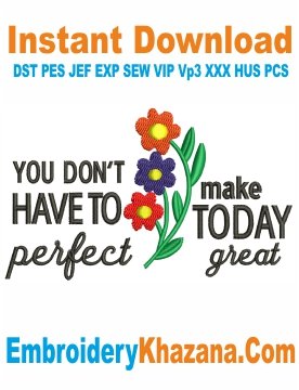 You Do Not Have to Perfect Embroidery Design