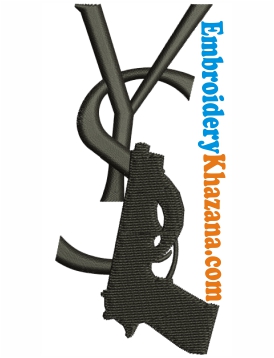 Ysl Gun Embroidery Design