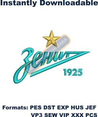 Zenit Saint Petersburg Logo Embroidery Design