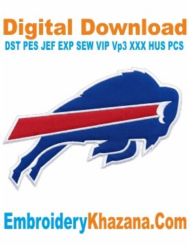 Buffalo Bills Applique Embroidery Design