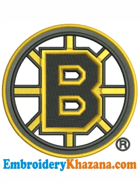 Boston Bruins Embroidery Design