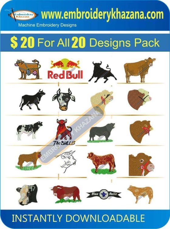COW And BULL DESIGN PACK 2