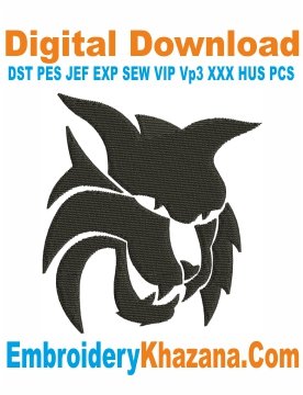 Central Washington Wildcats Embroidery Design