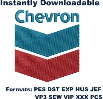 Chevron Logo Embroidery Design