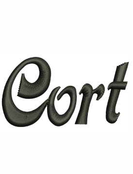 Cort Guitar Logo Embroidery Design