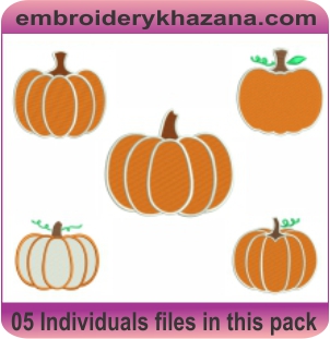 Pumpkin Embroidery Pack