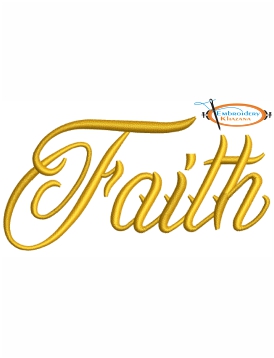 Faith Embroidery Design