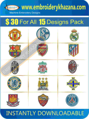 FOOTBALL CLUB DESIGN PACK 1