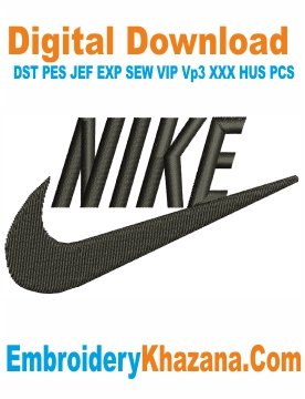 Nike Logo Embroidery Design