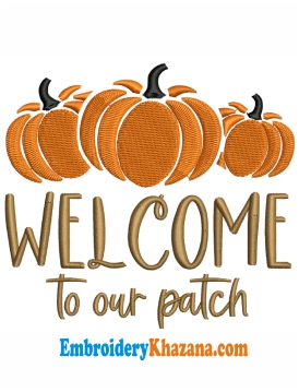 Welcome To Our Patch Embroidery Design