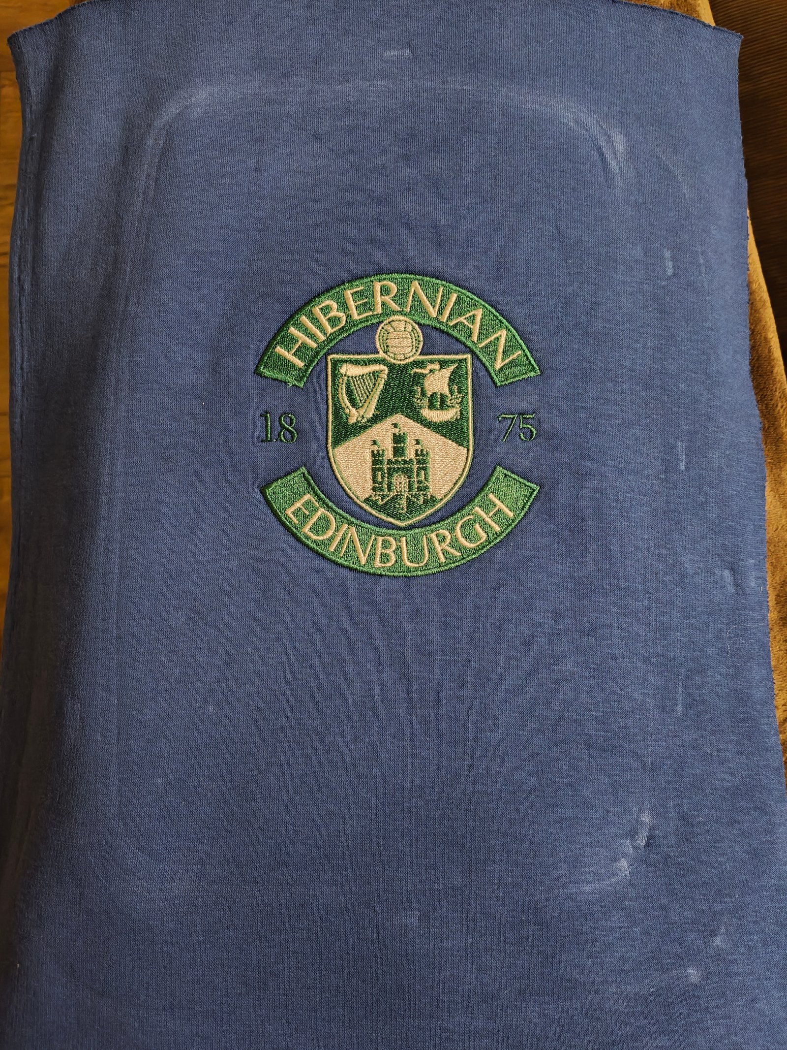 Hibernian Football Club Logo Embroidery Design