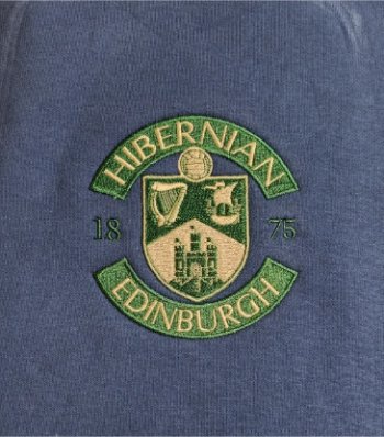 Hibernian Football Club Logo Embroidery Design