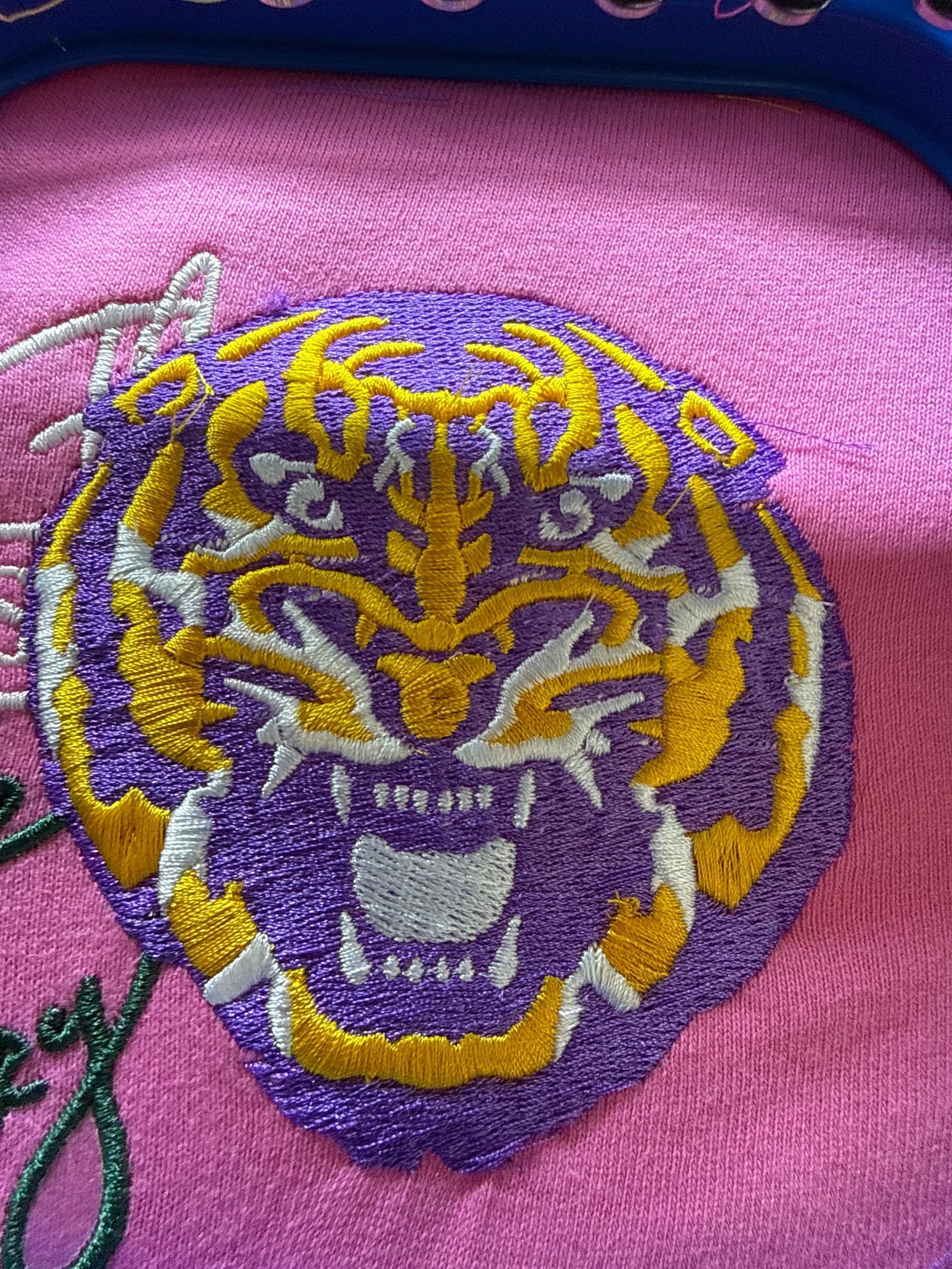 LSU Tigers Logo Embroidery Design